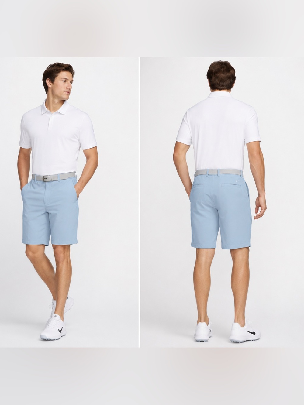 Nike Golf Dri-FIT Light Blue Performance Golf Shorts Men’s 36 Stretch Athletic